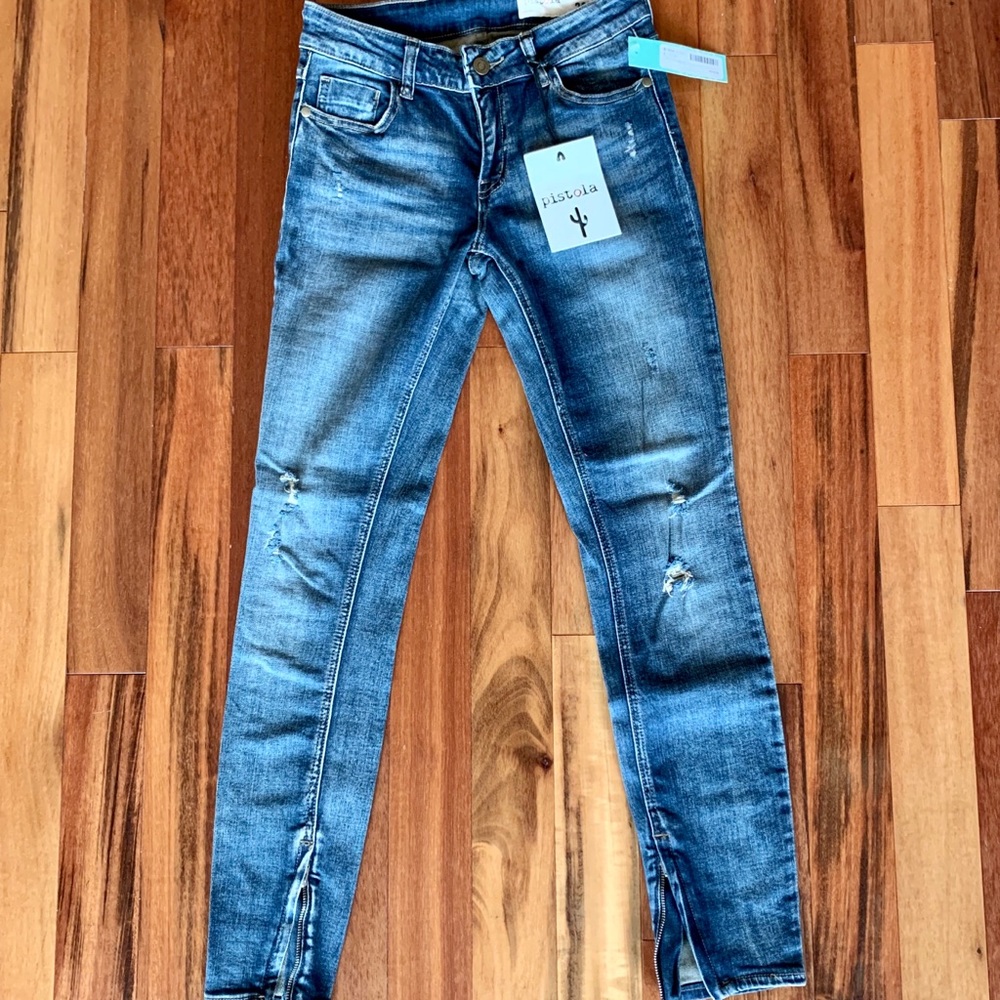 Distressed Skinny Jeans